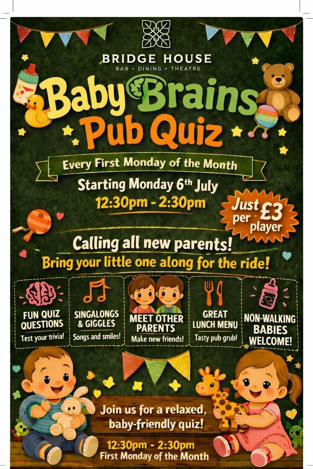 Baby Brains Pub Quiz