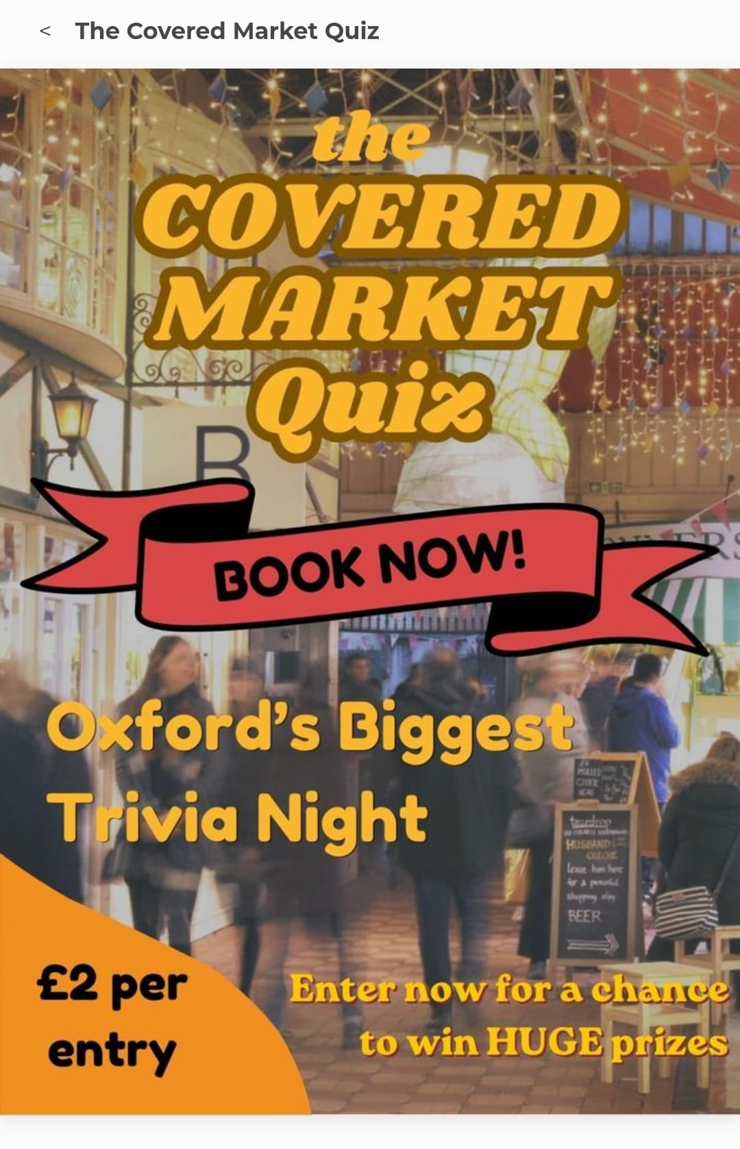 Covered Market Quiz