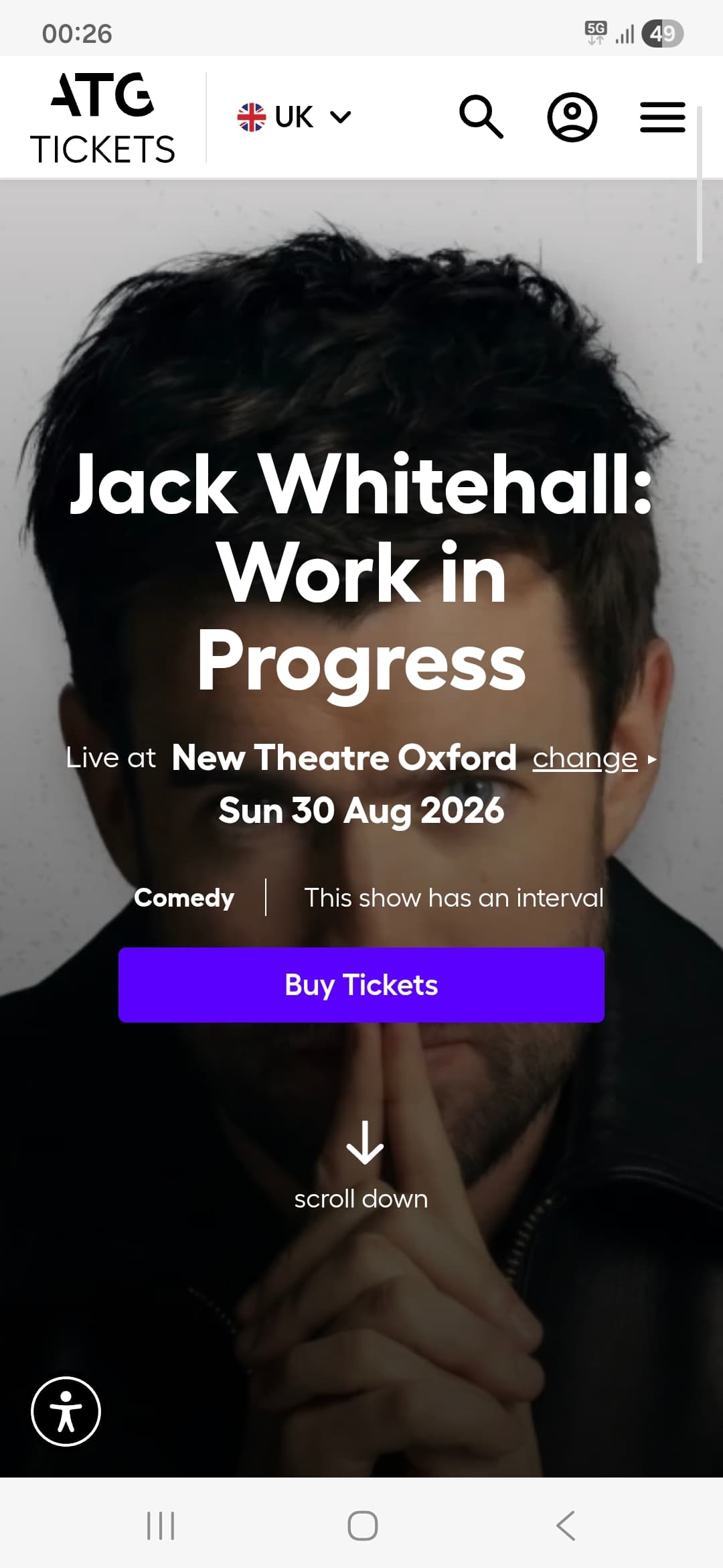 Jack Whitehall: Work in Progress